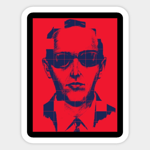 DB Cooper Pop Culture Art Sticker by Coolsville